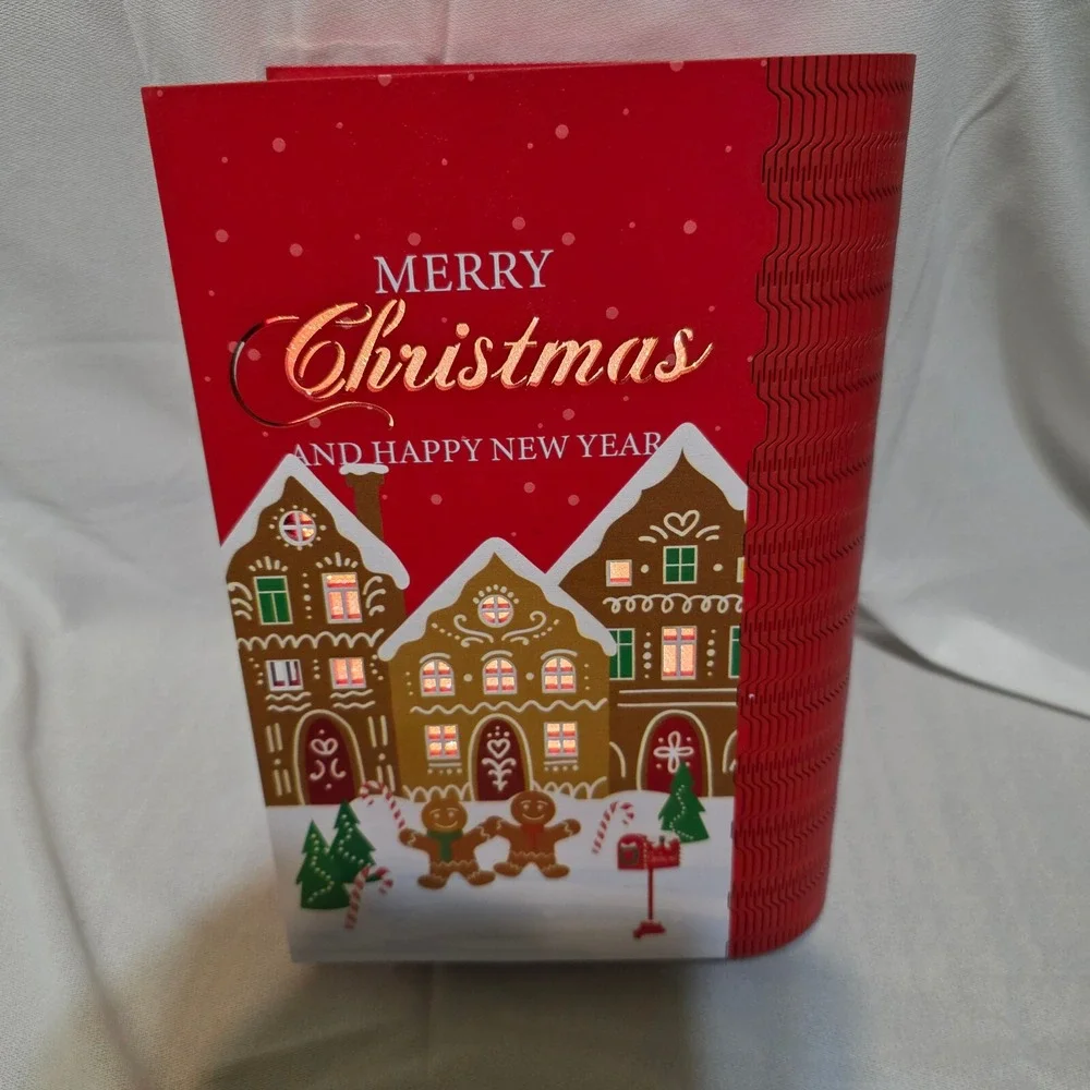 Battery Operated Lighted Hollowed Out‎ Christmas Book